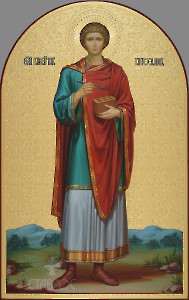 Пантелеймон Целитель, 43х68, 2025 г.