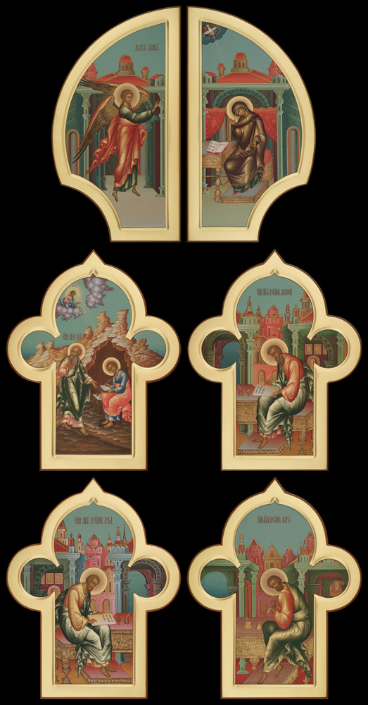 Рукописные иконы Царских врат